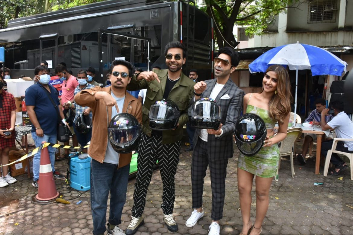 Aparshakti Khurrana Helmet