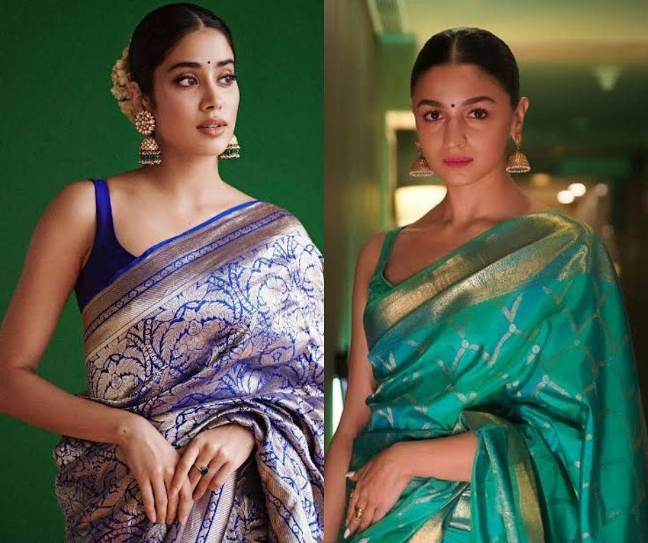 Celebrities in the traditional Kanchipuram Saree who redefined elegance