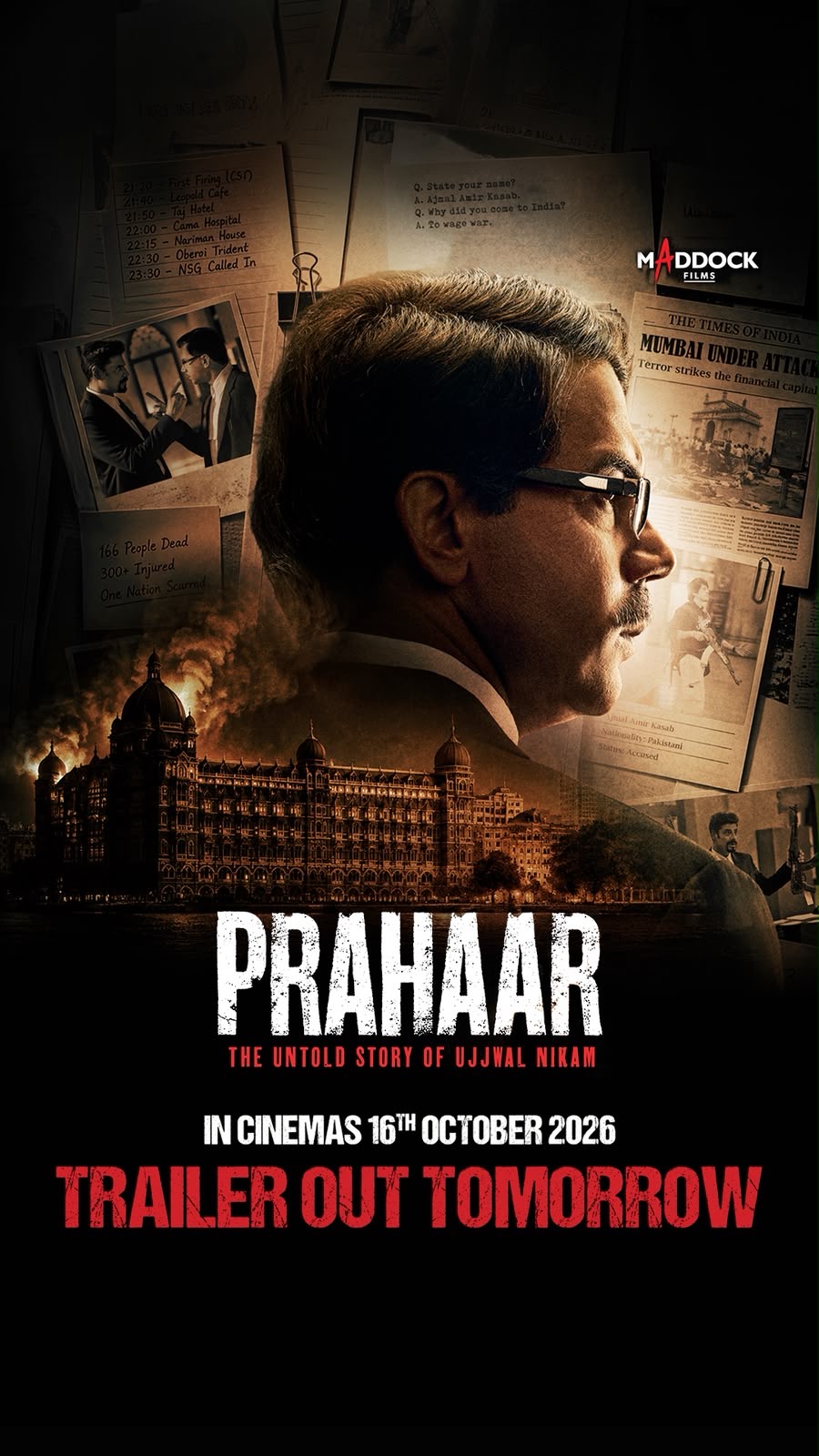 Rajkummar Rao remembers a date India can never forget, as the trailer of Prahaar: The Untold Story of Ujjwal Nikam drops