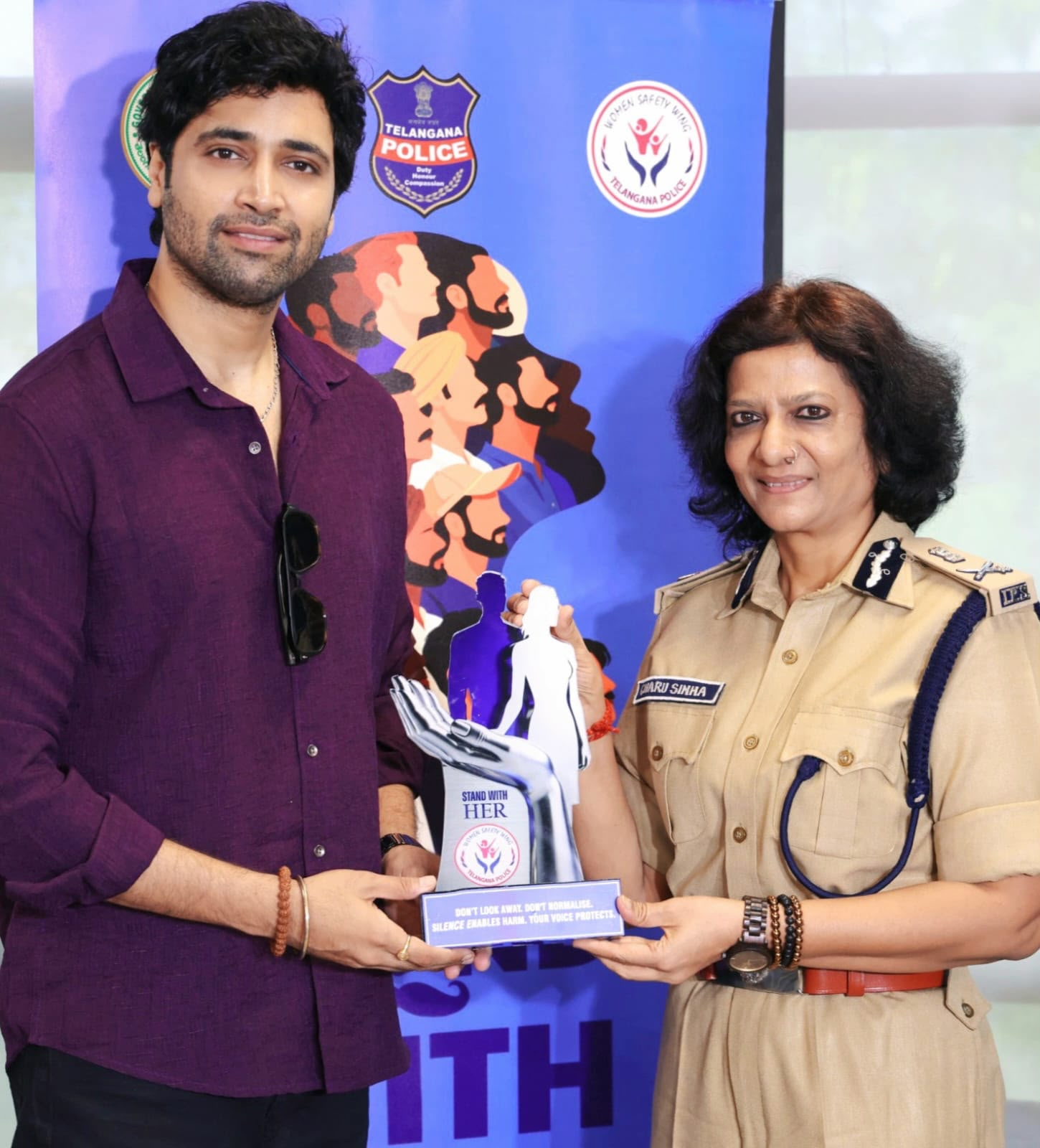With The Increasing question on Women’s safety in India, Adivi Sesh joins forces with the Hyderabad Police to Advocate Safe Workplaces and Everyday Equality