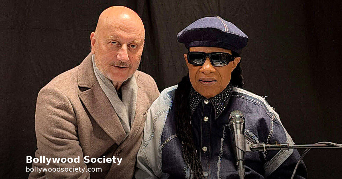 Anupam Kher Meets Stevie Wonder: Kindness and Grace Stay with You