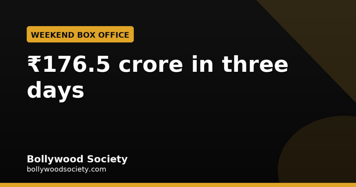 Drishyam 3 opening weekend hits ₹176.5 crore