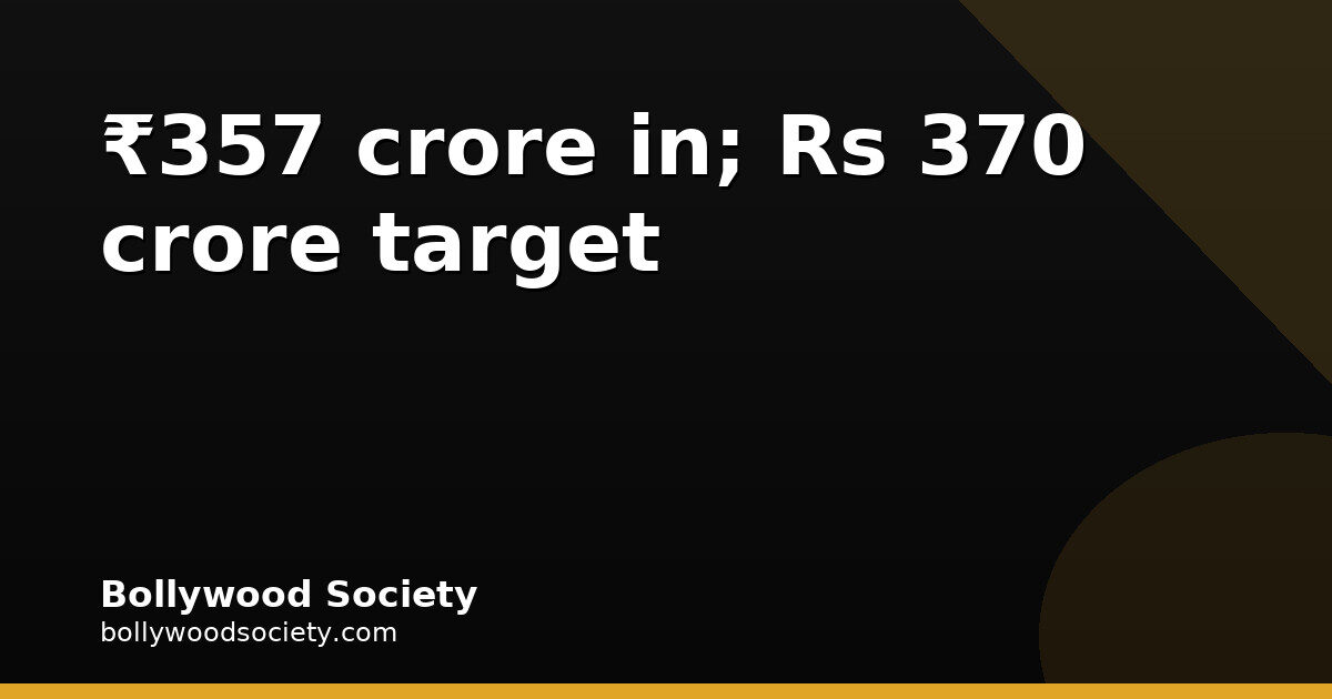 Drishyam: The Conclusion Hits Rs 357 Crore, Eyes Rs 370 Cr
