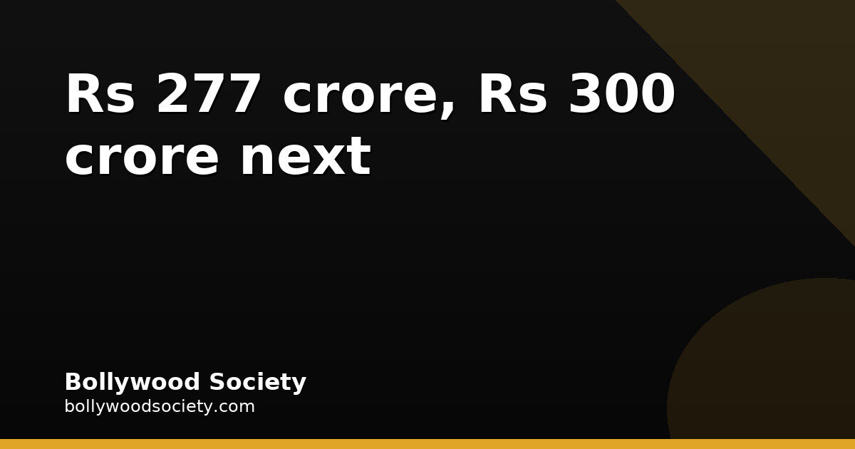 Drishyam: The Conclusion Hits Rs 277 Crore, Eyes Rs 300 Crore
