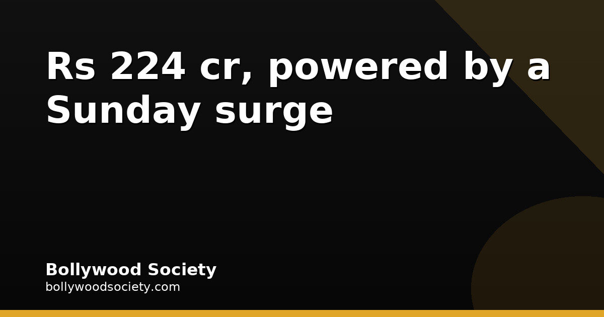 Jailer 2: Rs 224 Cr India In Extended First Weekend