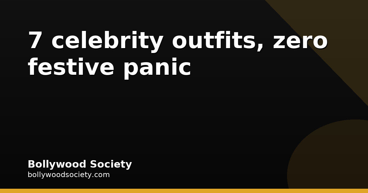Karwa Chauth 2026: 7 Bollywood Looks for Your Festive Wardrobe