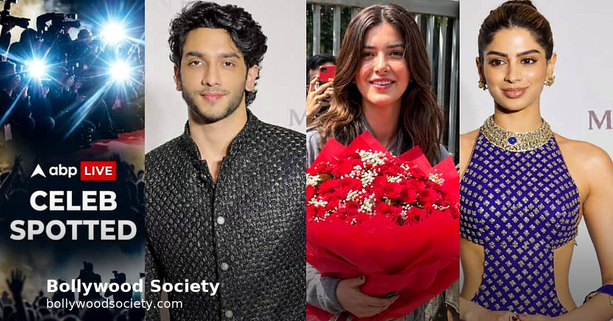 Khushi Kapoor and Vedang Raina lead festive Mumbai sightings
