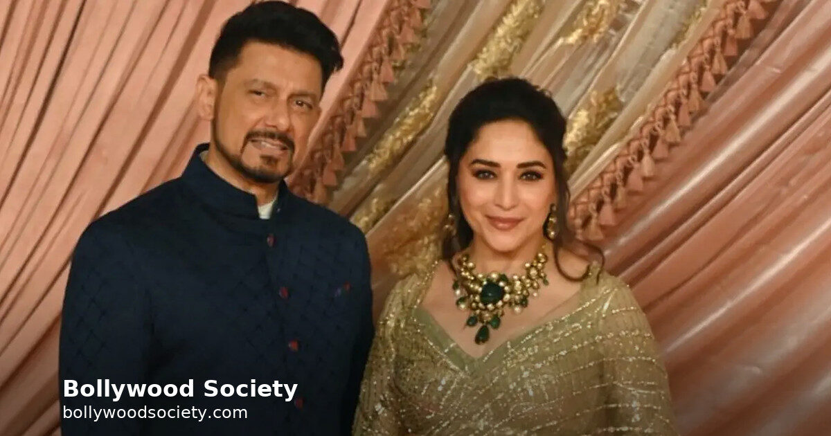 Madhuri's Husband Didn't Know SRK, Salman at Wedding Reception