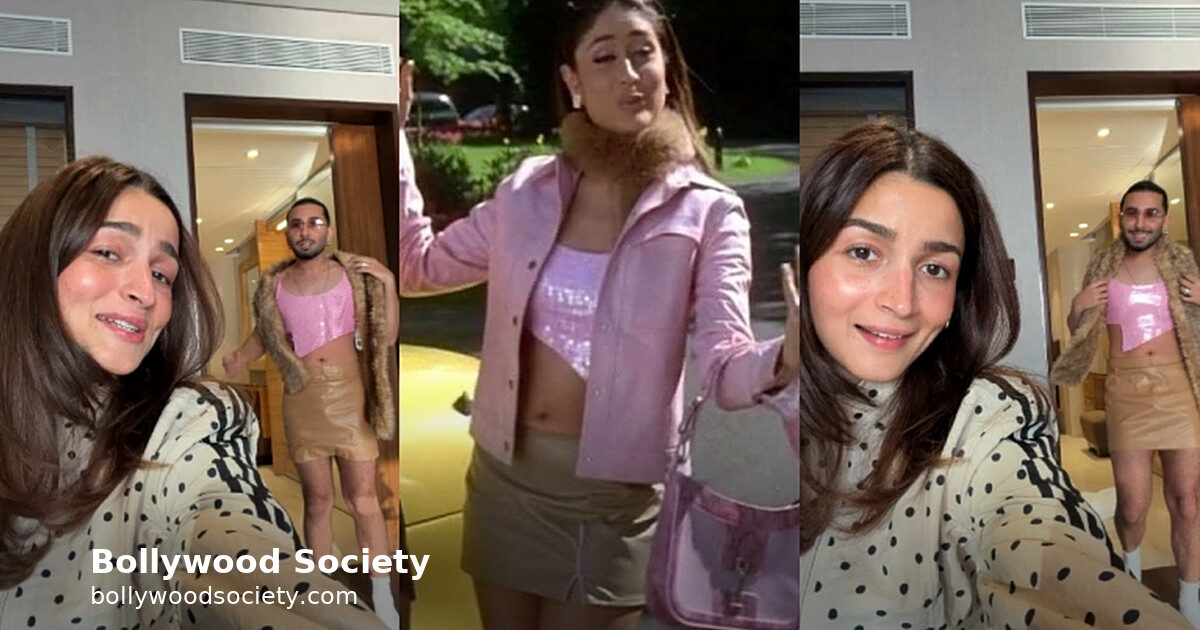 Orry Dresses as K3G's Poo; Alia Laughs, Kareena Reacts
