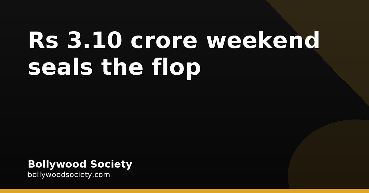 Prahaar flops: Rs 3.10 crore weekend, Rs 19.10 crore total