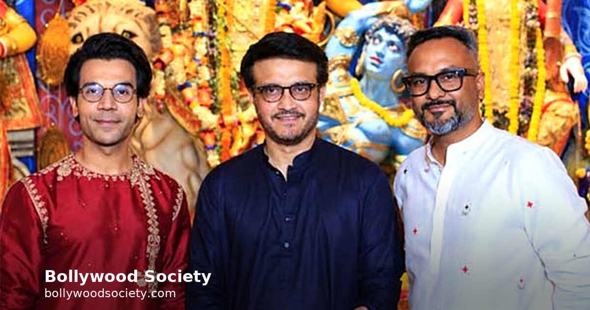 Rajkummar Rao Shares Mahashtami With Sourav Ganguly for Dada