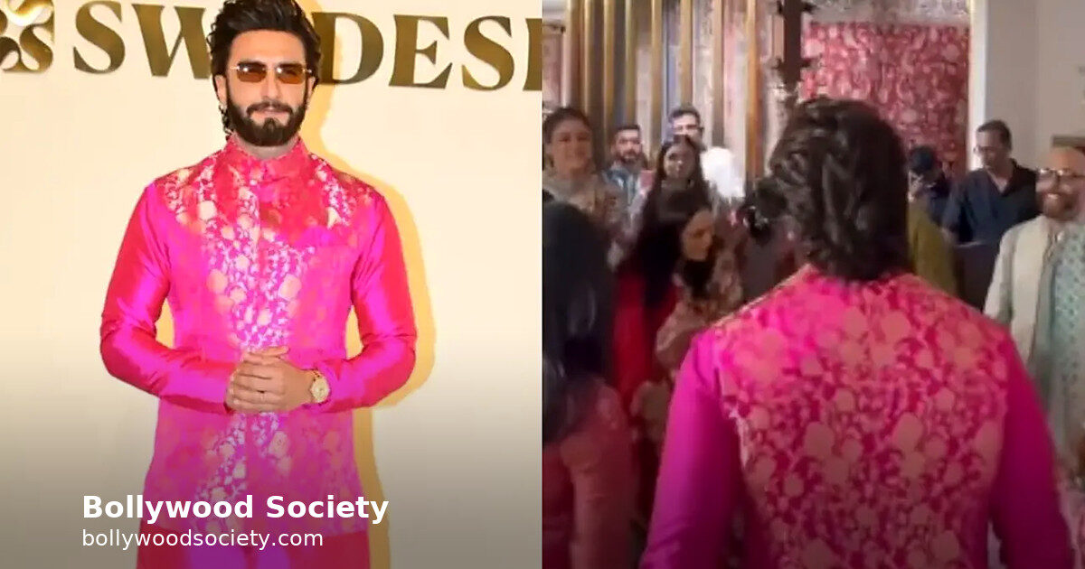 Ranveer Singh Brings Bollywood Flair to Nita Ambani’s Garba Night