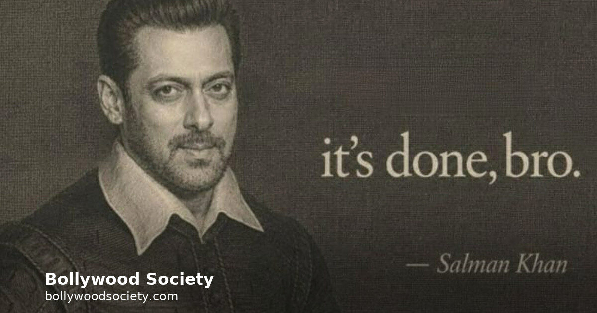 Salman Khan’s It’s Done Bro Is the Internet’s New Full Stop