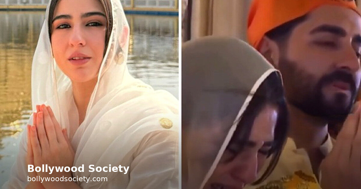 Sara Ali Khan's Golden Temple Tears Go Viral Before Udta Teer