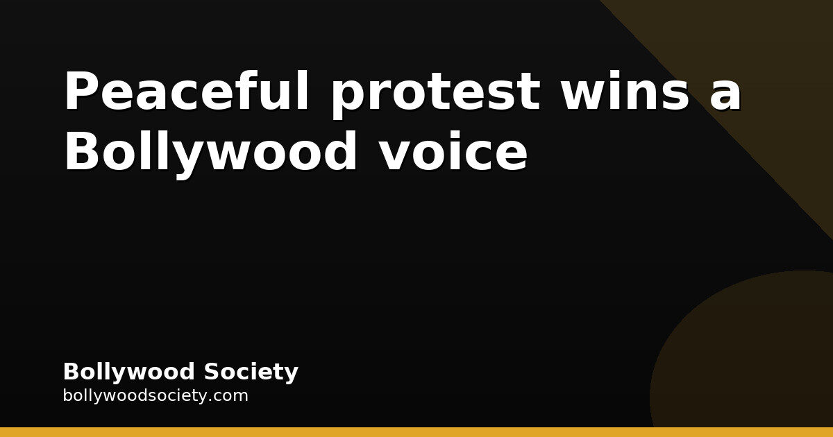 Shekhar Suman: Peaceful Protest Is a Positive Thing in Society