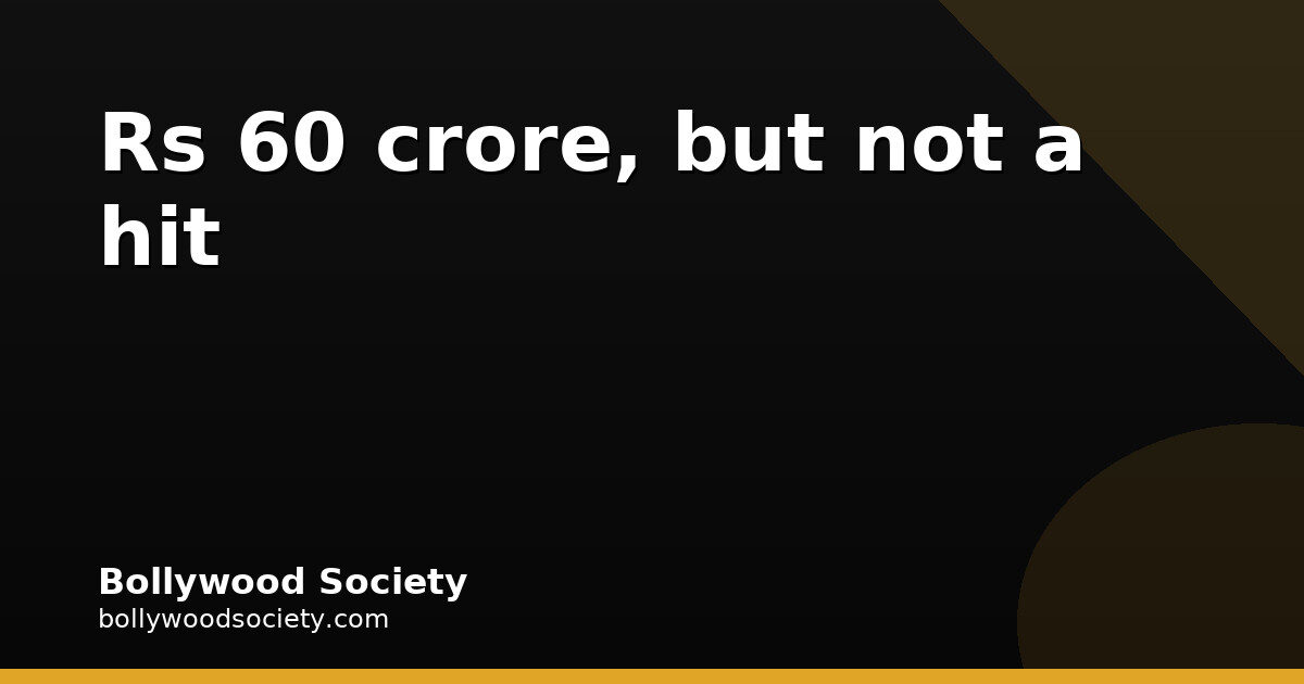 The Vvaan Nets Rs 60 Crore in 12 Days, Eyes Rs 70 Crore Run