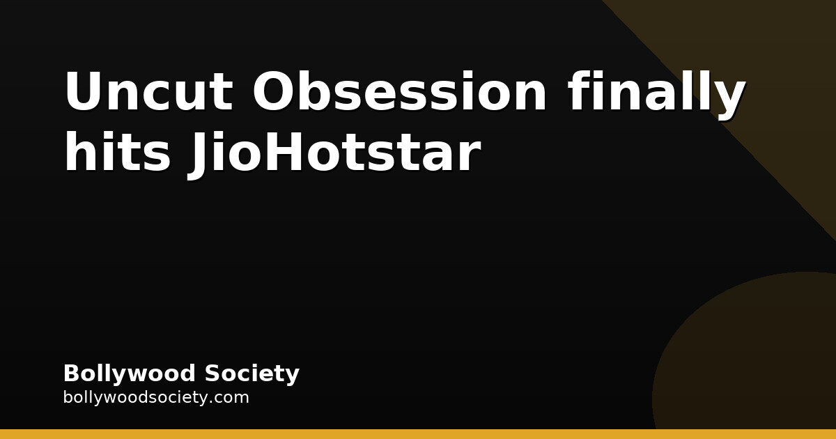 Varun and Kriti's Hindi Obsession premieres Oct 30